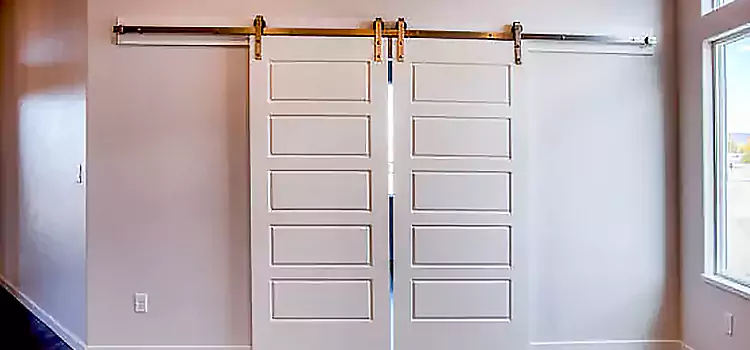 Glass Barn Door with Installation Hardware Kit Waukegan