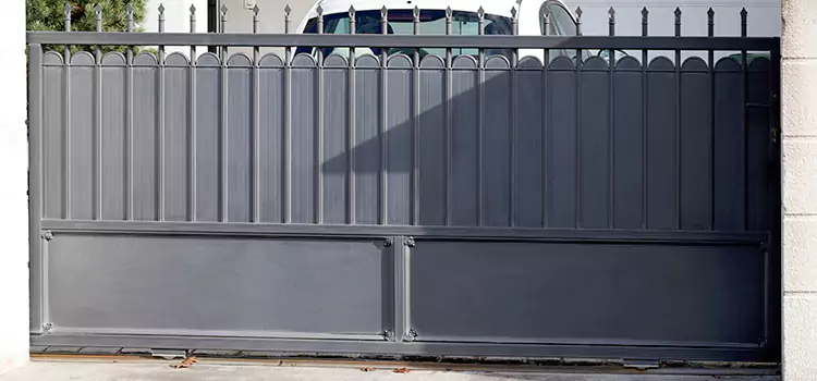 Metal Driveway Gate Installation Waukegan