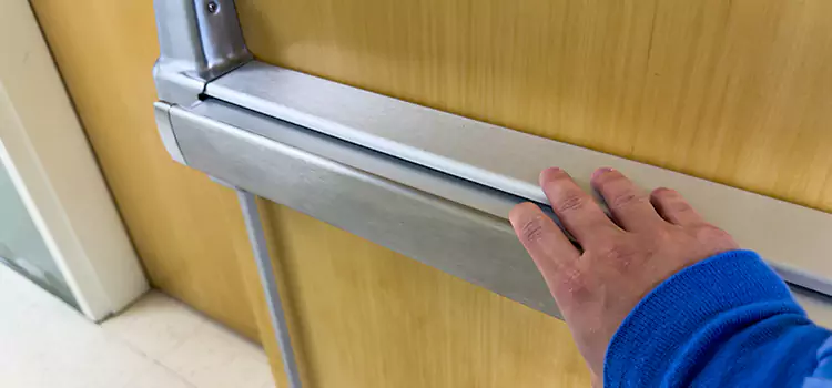 Installing a Push Bar on a Door Waukegan